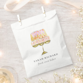 Minimal Pastel Farbenfrohe Bäckerei Geschenktütchen