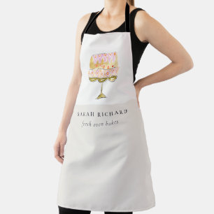 Minimal Pastel Farbenfrohe Bäckerei Schürze