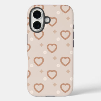 Minimal Pastel Heart iPhone Case