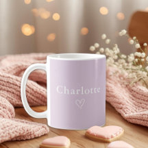 Minimal personalisierte Namens-Tasse