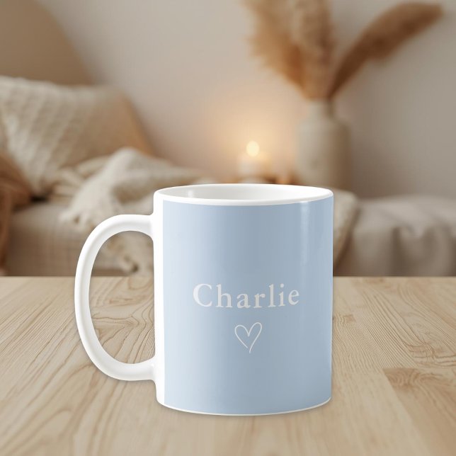 Minimal Personalized Name Mug Kaffeetasse (Von Creator hochgeladen)