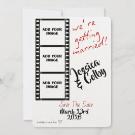 Minimal Photo Save the Date Custom Modern