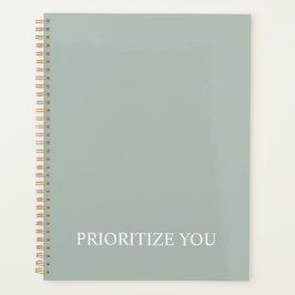 Minimal Priorisieren Sie Zitat Asche Farbe Planer