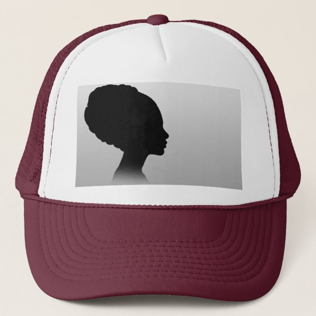 Minimal Profile – Modern Art Trucker Cap Truckerkappe (Vorderseite)