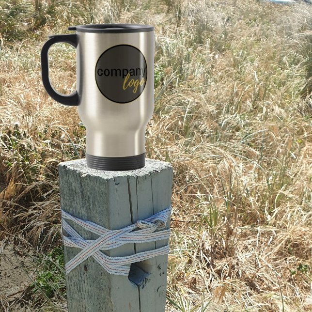 MINIMAL PROMTIONAL FIRMA MARKENGESCHÄFT LOGO REISEBECHER (Von Creator hochgeladen)