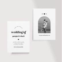 Minimal Retro Script & Heart 70er Wedding Monogram