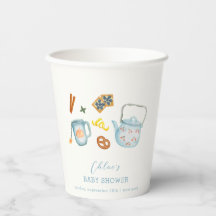 Minimal rustikale Par-Tee-Cookie Kinderdusche