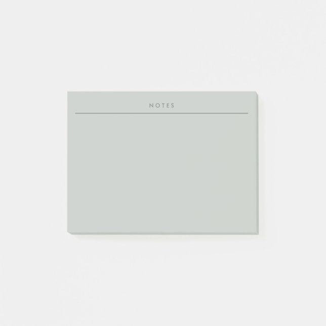 Minimal Sage Green Memo Planner Post-it Post-it Klebezettel (Vorderseite)