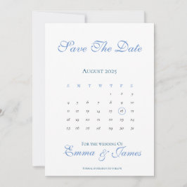 Minimal Save the Date mit Kalender Einladung