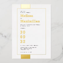 Minimal Schwarz-weißes Gold