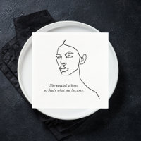 Minimal Schwarz wurde sie zu einem Helden-Inspirat