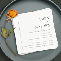 MINIMAL SCHWARZE UND WEISSE TYPOGRAFISCHE FAKTEN