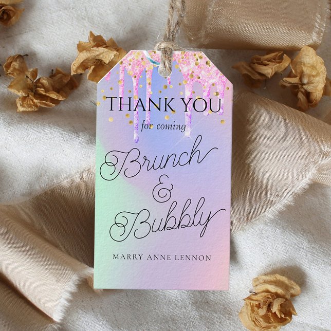 Minimal-Script-Brautparty-Geschenktasten Geschenkanhänger (Von Creator hochgeladen)