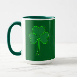 Minimal Shamrock St Patrick’s Day Shirt – caneca Tasse