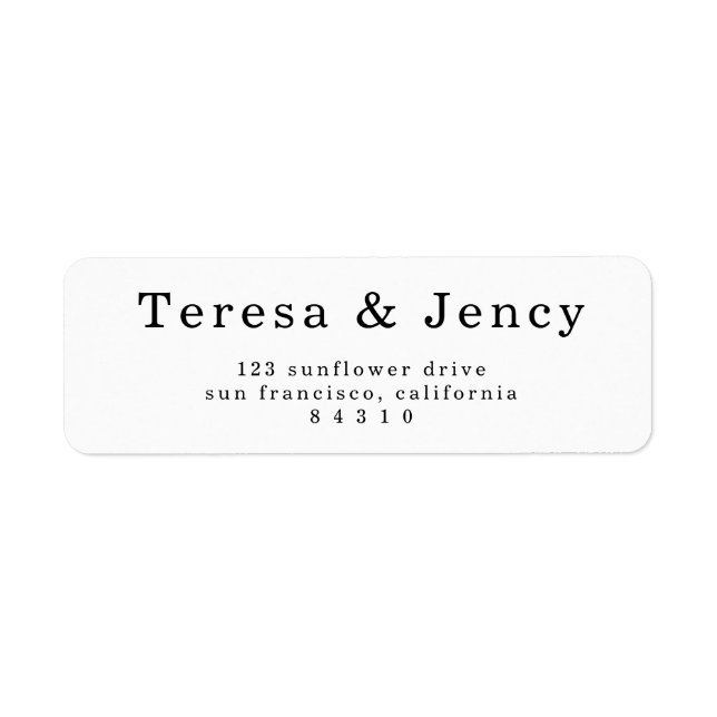 Minimal Simple Clean White Design (Vorne)