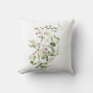Minimal Soft Aesthetic Botanical Pillow Cover Kissen