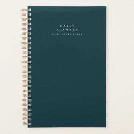 Minimal Spiral Aquamariner Tagesplaner Planer