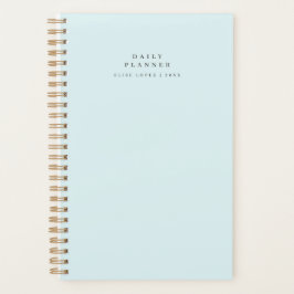 Minimal Spiral Blue Daily Planer
