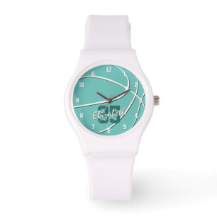 Minimal sportliche Girls aquamarin oder JEDER Bask Armbanduhr