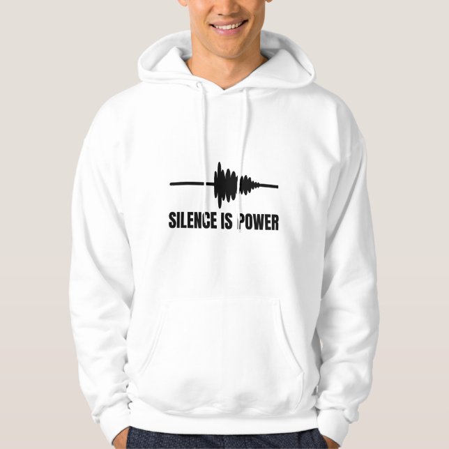Minimal Statement Graphic T-Shirt   Hoodie (Vorderseite)