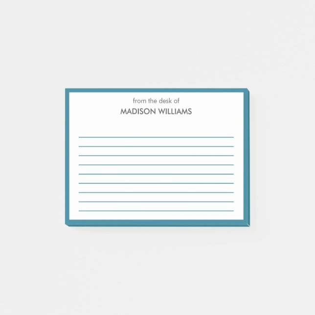 Minimal stilvolle moderne moderne Post-it Notes Klebezettel (Vorderseite)