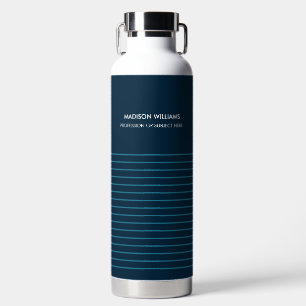 Minimal Stilvolle Trendy Moderne Wasserflasche Trinkflasche