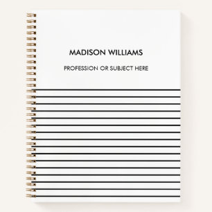 Minimal Stylish und trendy Modern Notebook Notizbuch