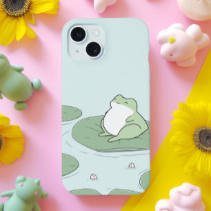 Minimal süßer Frosch iPhone 15 Hülle