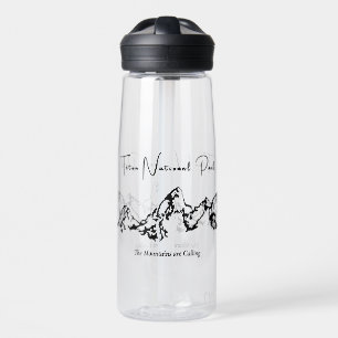 Minimal Teton Nationalpark 25oz Wasserflasche Trinkflasche