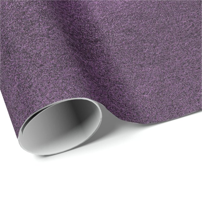 Minimal Ultra-Violet Lila Cement Mauve Eggplant Geschenkpapier (Rolleneckpunkt)