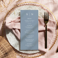 Minimal und Chic | Dusty Blue and White Wedding