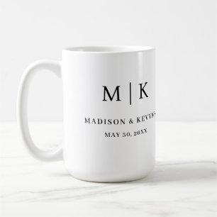 Minimal und Chic Hochzeit Kaffeetasse