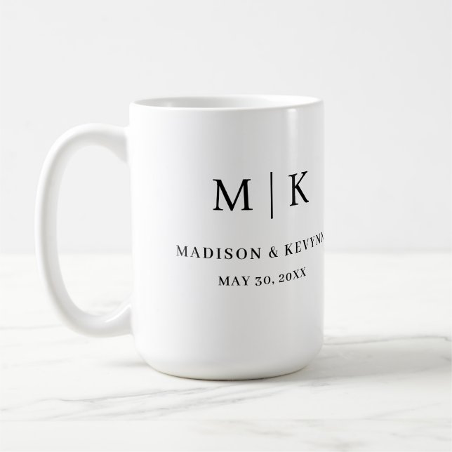 Minimal und Chic | Hochzeit Kaffeetasse (Links)