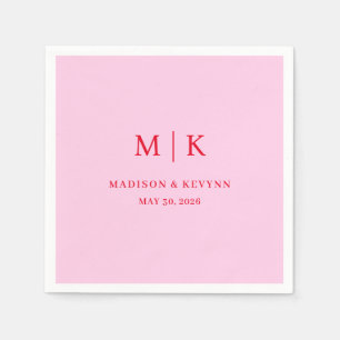 Minimal und Chic   Hochzeit von Napkins Serviette