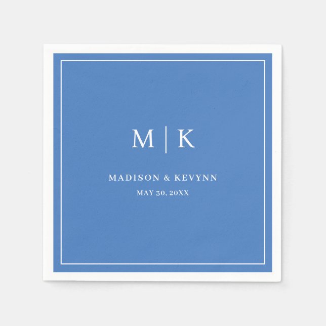 Minimal und Chic | Hochzeit von Napkins Serviette (Vorderseite)