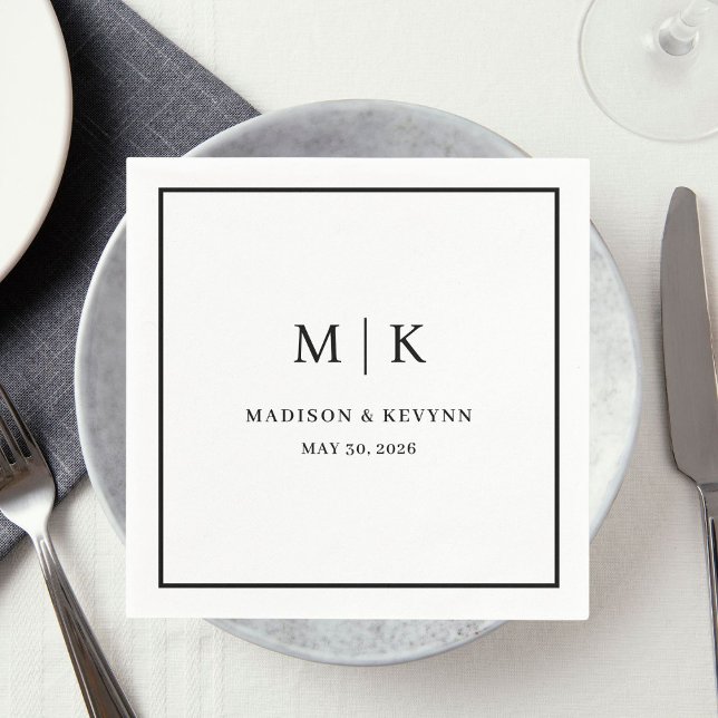 Minimal und Chic | Hochzeit von Napkins Serviette (Von Creator hochgeladen)