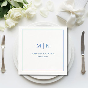 Minimal und Chic   Hochzeit von Napkins Serviette