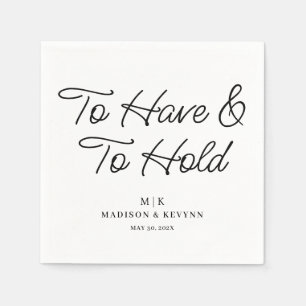 Minimal und Chic   Hochzeit von Napkins Serviette