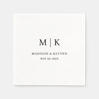 Minimal und Chic | Hochzeit von Napkins Serviette