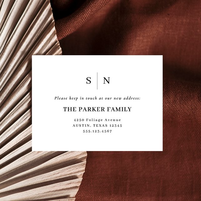 Minimal und Chic | New Address Insert (Von Creator hochgeladen)