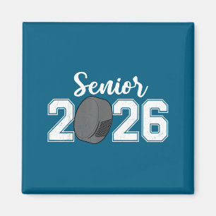 Minimal Vintage Klasse 2026 Hockey Senior Magnet