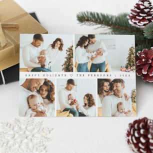 Minimal Weihnachten Moderne Familienfotografie