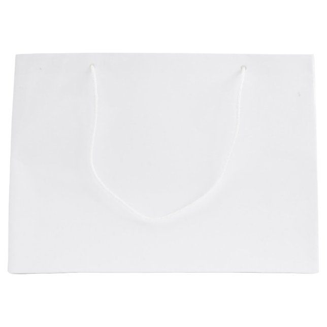 Minimal Wildflower Pattern with Dots Große Geschenktüte (Vorderseite)