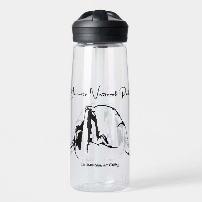 Minimal Yosemite Nationalpark 25oz Wasserflasche Trinkflasche (Vorne)