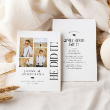 Minimale Absolventen der FotoCollage