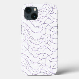 Minimale abstrakte Handyhülle mit Linien Case-Mate iPhone Hülle
