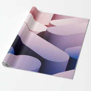 Minimale abstrakte Mockup-Hintergrund. Blau und Ro Geschenkpapier