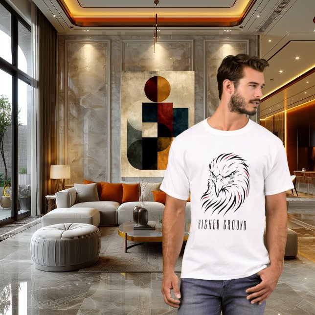 Minimale Adler-Linienkunst T-Shirt (Von Creator hochgeladen)