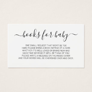 Minimale Anfrage für das Skriptbuch für Babydusche