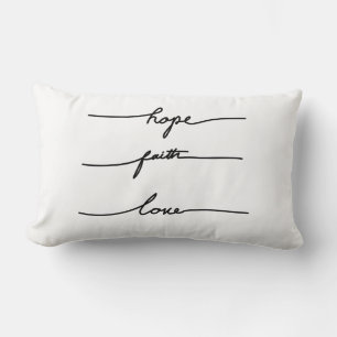 Minimale Anführungsstickertypografie, handgezeichn Lendenkissen